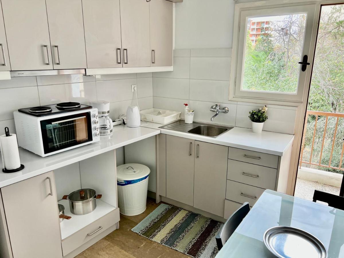Agios Eleftherios Metro St. 2 Bedrms 4 Pers. Flat Atenas Exterior foto